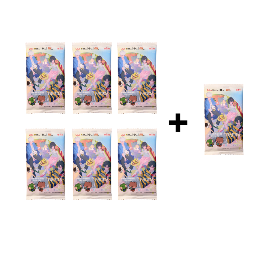 Link Click × LINE FRIENDS minimini Collectible Card Blind Box - CardFun