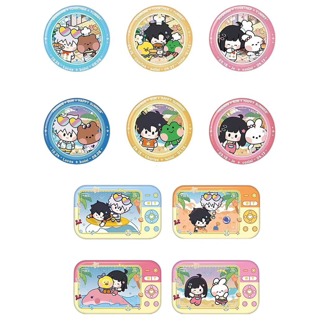 Link Click × LINE FRIENDS Camera Badge Blind Box - GoodsFun