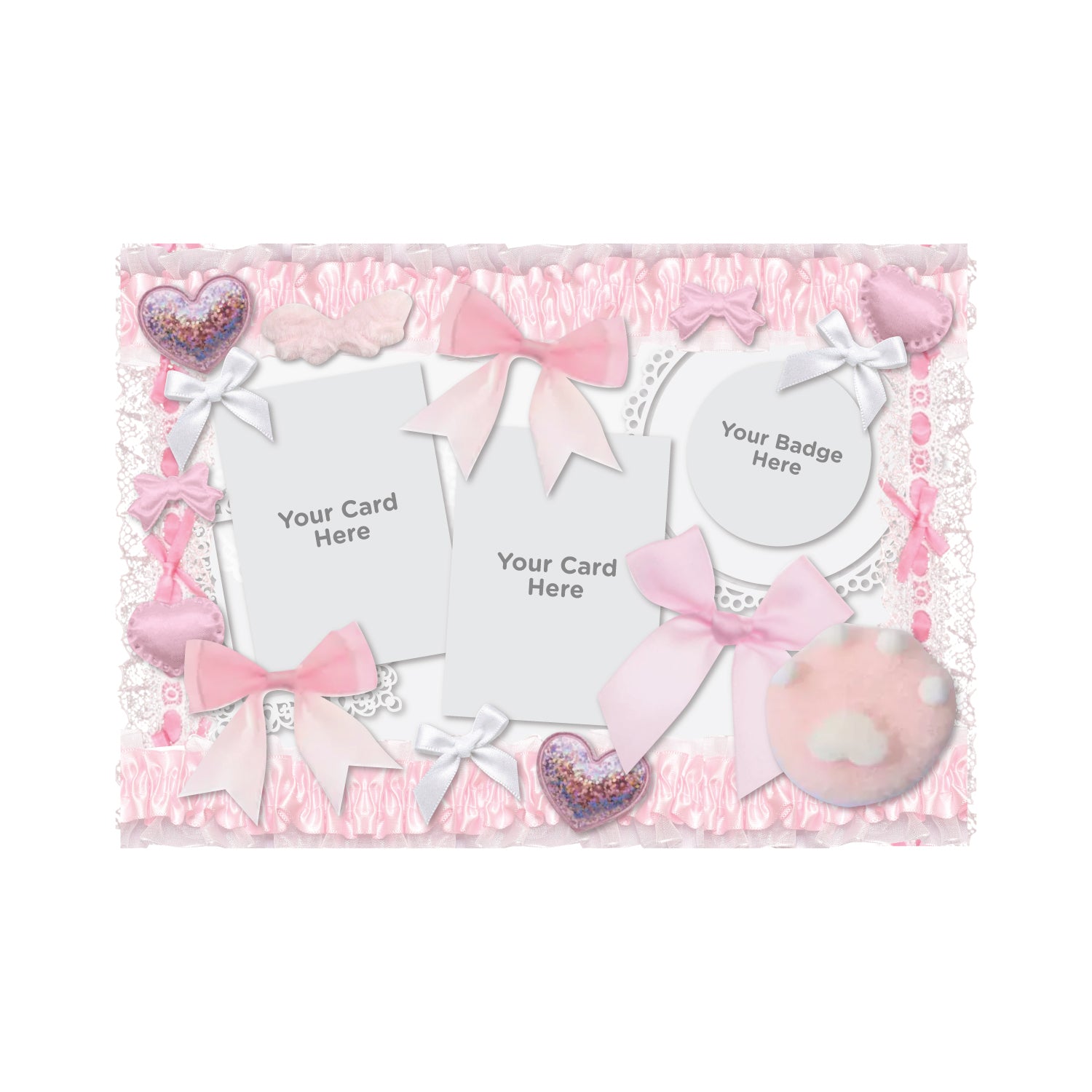 DECO YOUR DREAM ITA-BAG. FAST.: HamuHamu Ita Bag Decoration Kits - Lace Theme