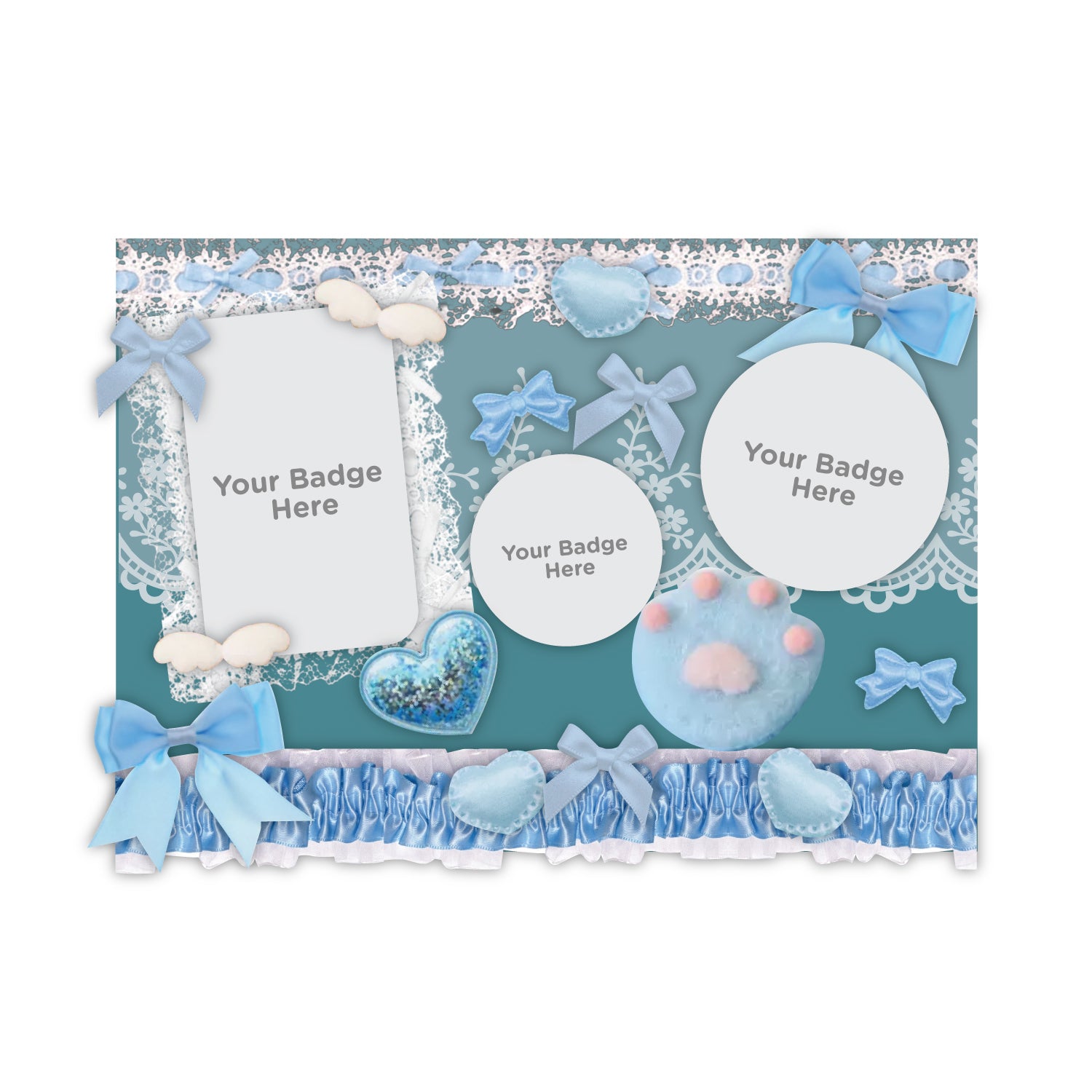 DECO YOUR DREAM ITA-BAG. FAST.: HamuHamu Ita Bag Decoration Kits - Lace Theme