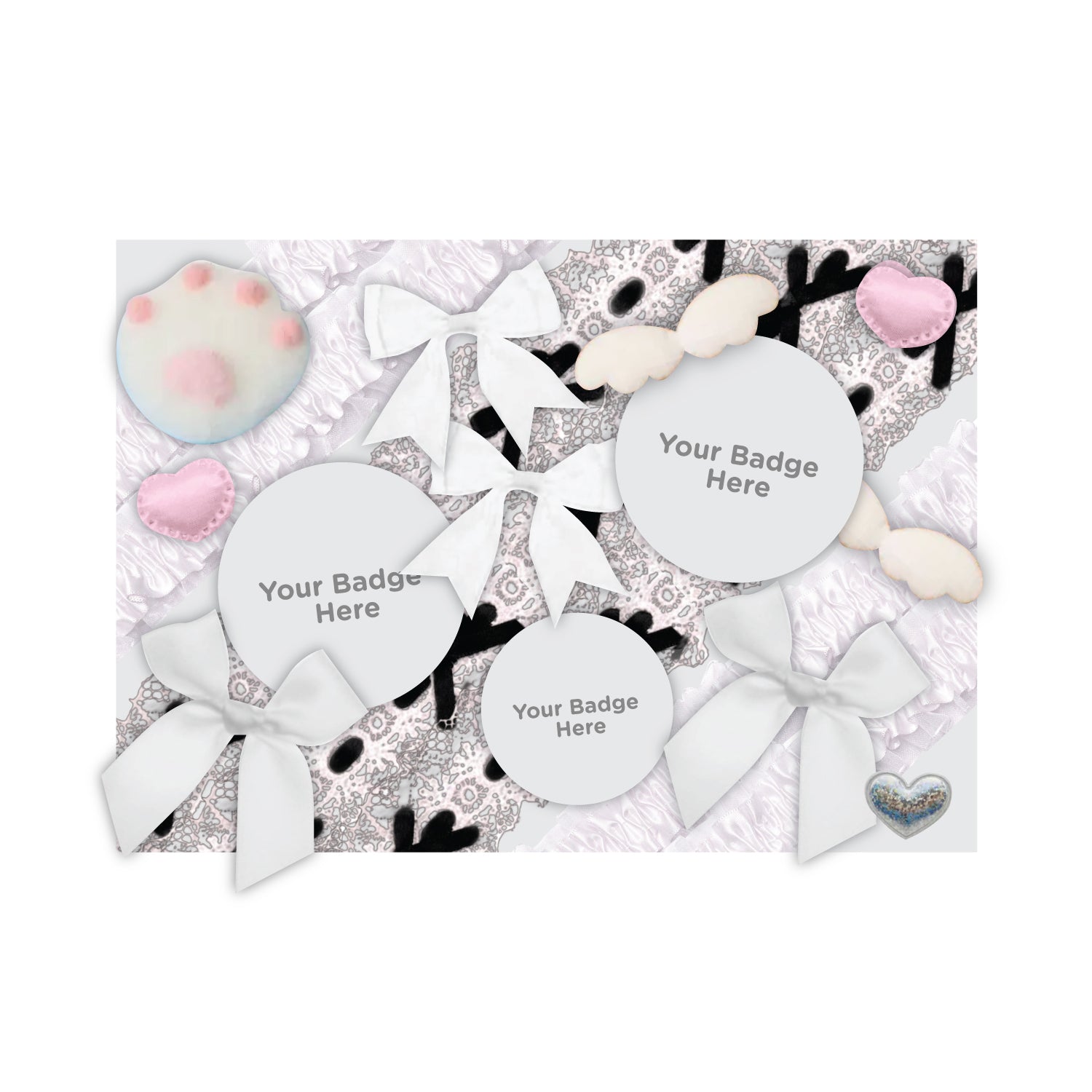DECO YOUR DREAM ITA-BAG. FAST.: HamuHamu Ita Bag Decoration Kits - Lace Theme