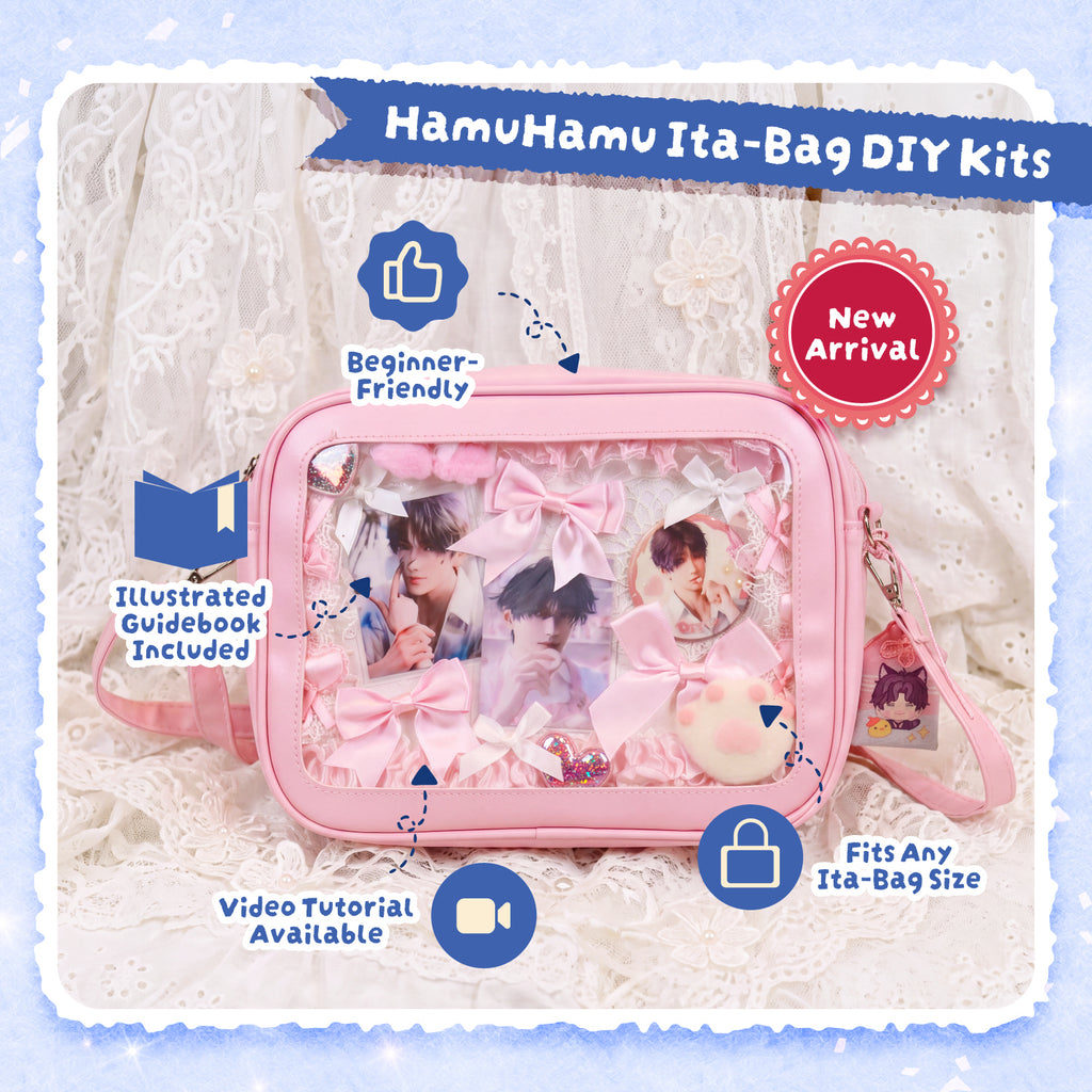 DECO YOUR DREAM ITA-BAG. FAST.: HamuHamu Ita Bag Decoration Kits - Lace Theme