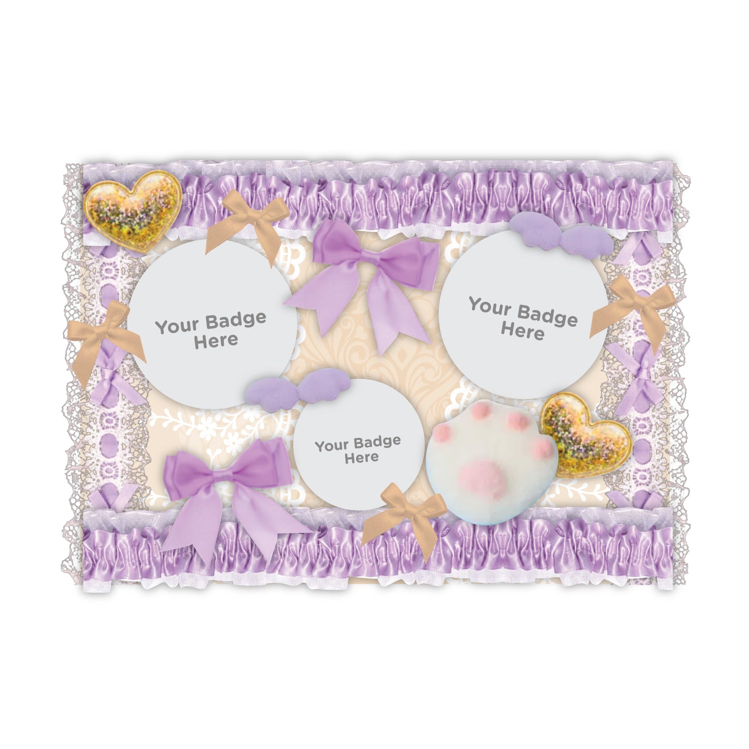 DECO YOUR DREAM ITA-BAG. FAST.: HamuHamu Ita Bag Decoration Kits - Lace Theme