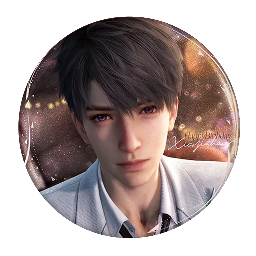 Love and Deepspace Caleb 2025 Birthday Collection 75mm Tin Badge - Papergames