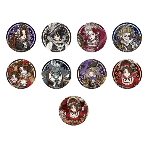 Identity V “Daybreak" Series 65mm Round Tin Badge Blind Box - FenzGoods