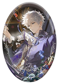 Link Click “The Moment of Blossoming II” Series 93*63mm Oval Tin Badge - Li Ting