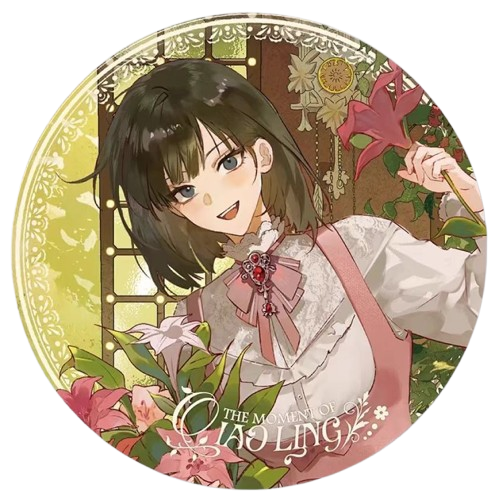 Link Click “The Moment of Blossoming” Series 65mm Tin Badge - Li Ting
