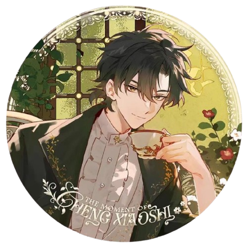 Link Click “The Moment of Blossoming” Series 65mm Tin Badge - Li Ting