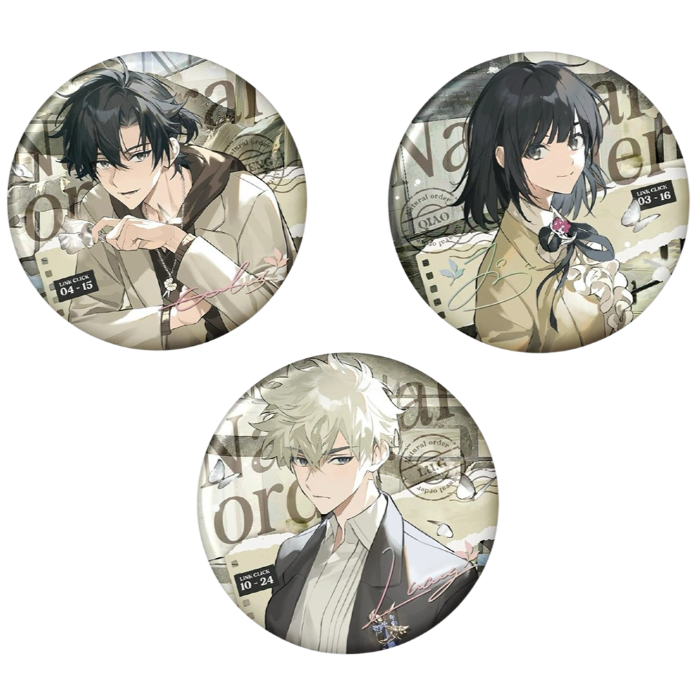Link Click “Natural Order” Series 65mm Tin Badge - Li Ting