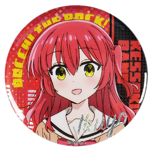 Bocchi the Rock 58mm Cross Laser Tin Badge - Boom Comic