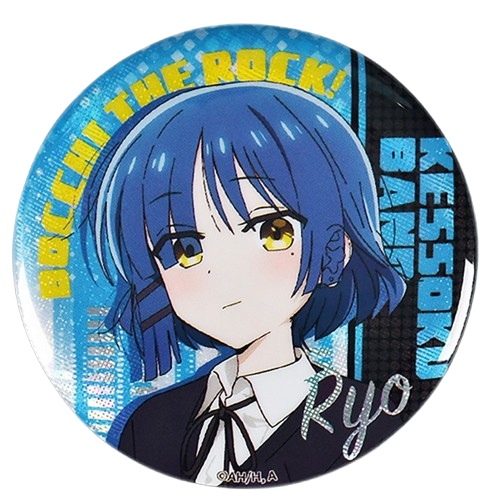 Bocchi the Rock 58mm Cross Laser Tin Badge - Boom Comic