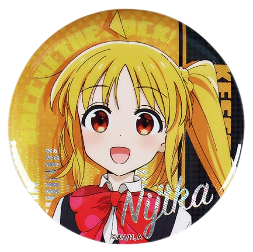Bocchi the Rock 58mm Cross Laser Tin Badge - Boom Comic