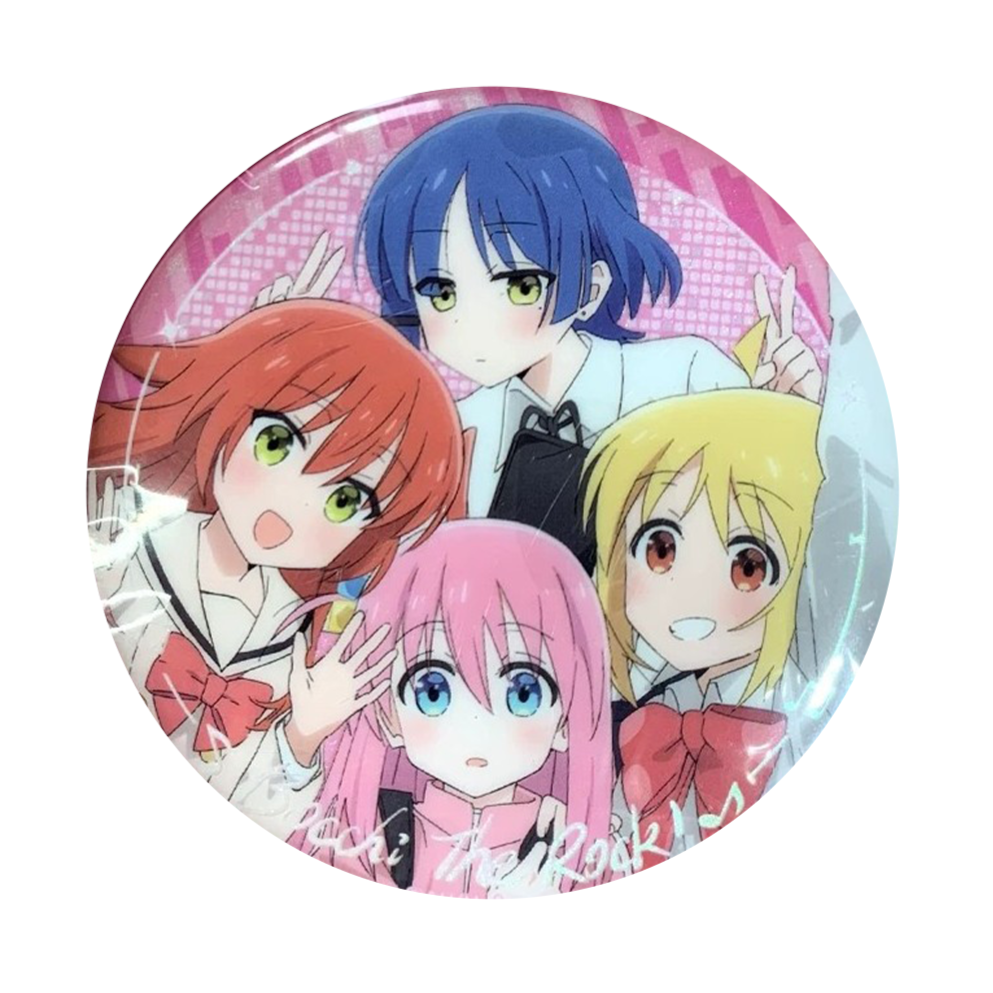 Bocchi the Rock 2.0 75mm Tin Badge - Boom Comic