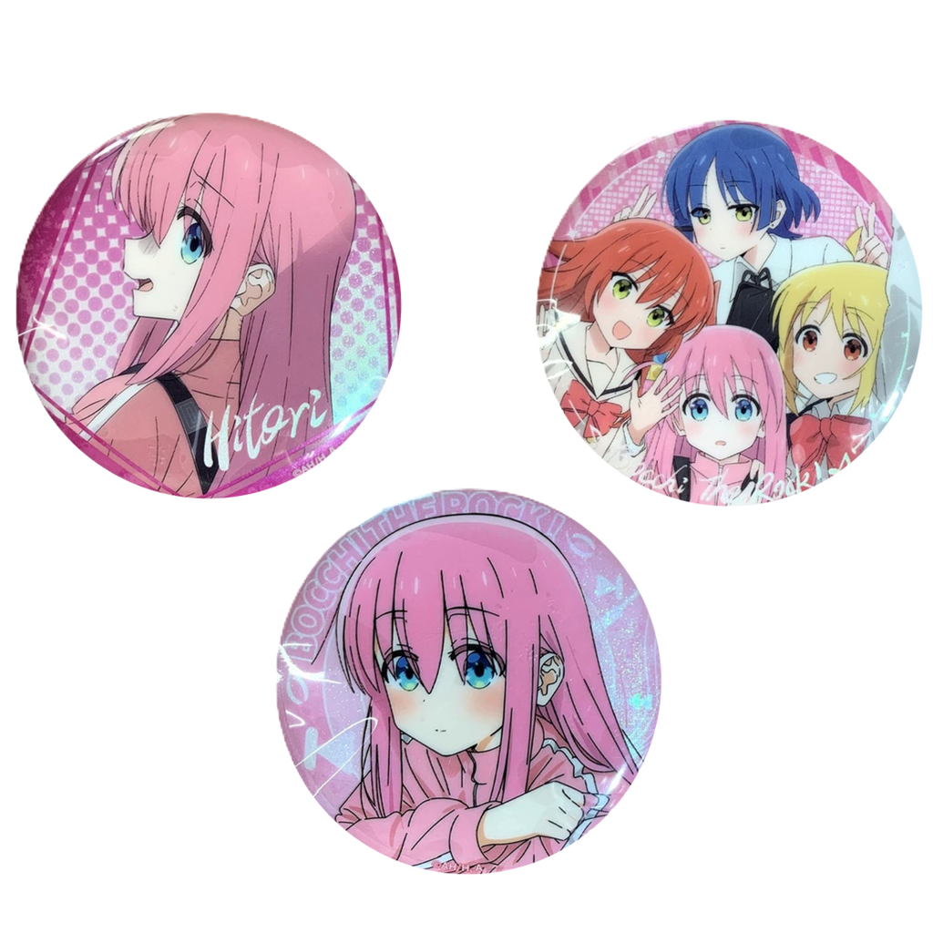 Bocchi the Rock 2.0 75mm Tin Badge - Boom Comic