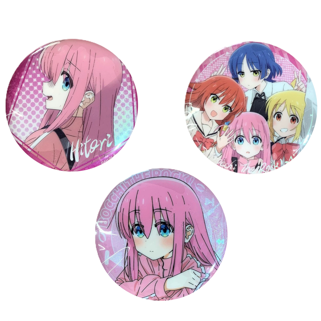 Bocchi the Rock 2.0 75mm Tin Badge - Boom Comic