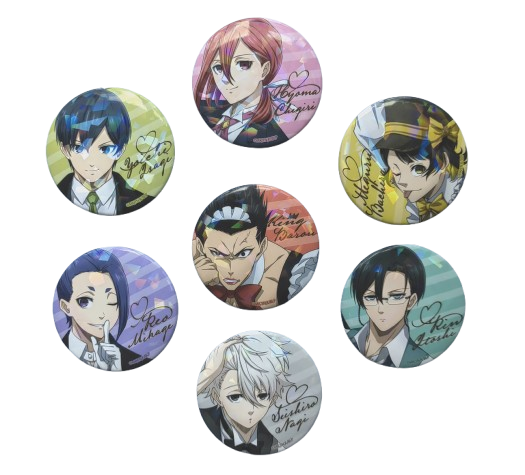 Blue Lock 57mm Hologram Can Badge Blind Box - ANIQUE