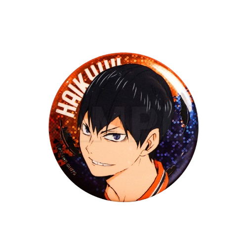Haikyu!! The Dumpster Battle 58mm Double Flash Tin Badge - GuGuGuGu