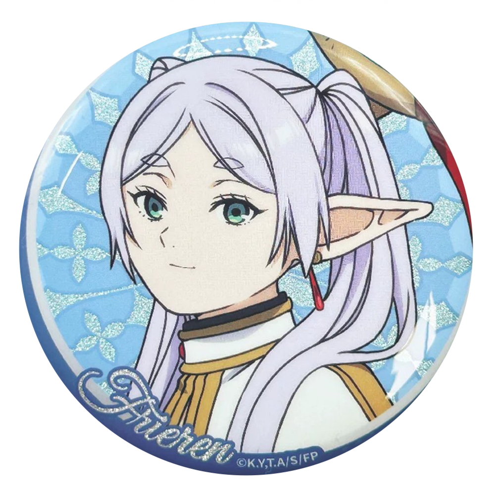 Frieren: Beyond Journey's End 75mm Double Flash 75mm Tin Badge - OMAMORI