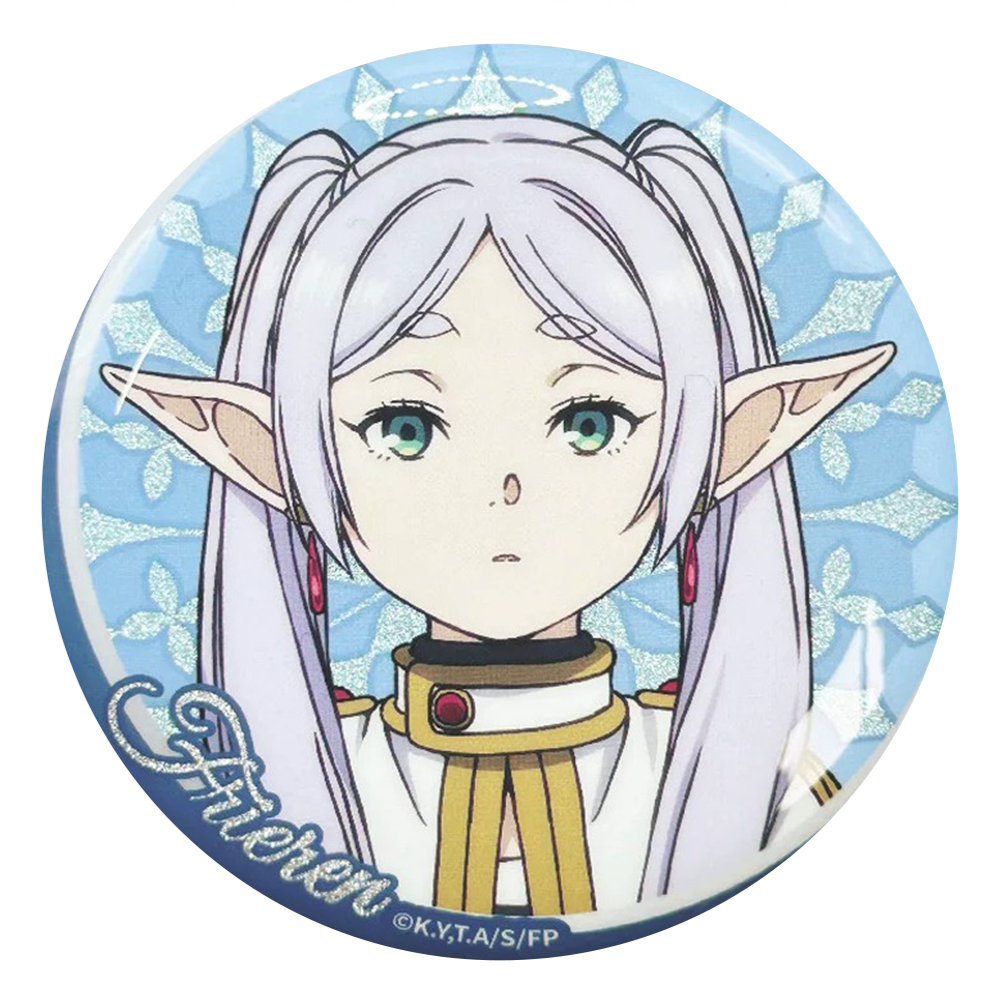 Frieren: Beyond Journey's End 75mm Double Flash 75mm Tin Badge - OMAMORI