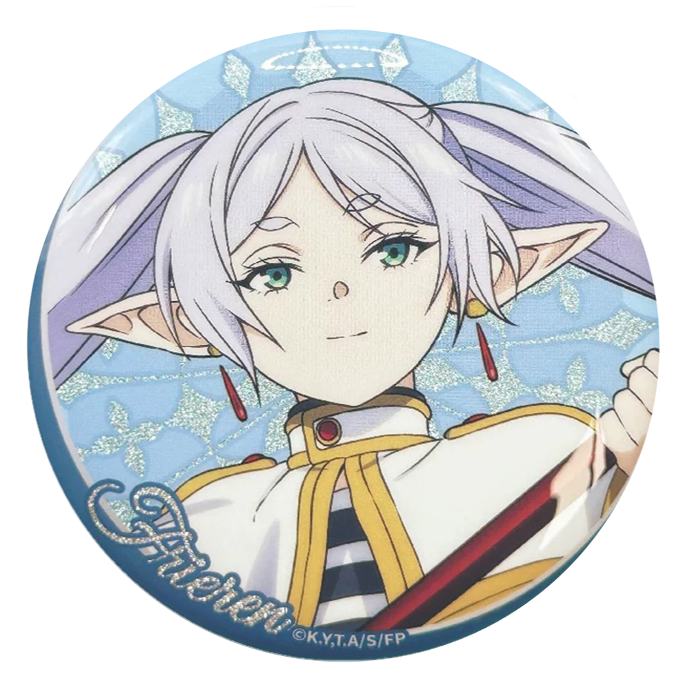 Frieren: Beyond Journey's End 75mm Double Flash 75mm Tin Badge - OMAMORI