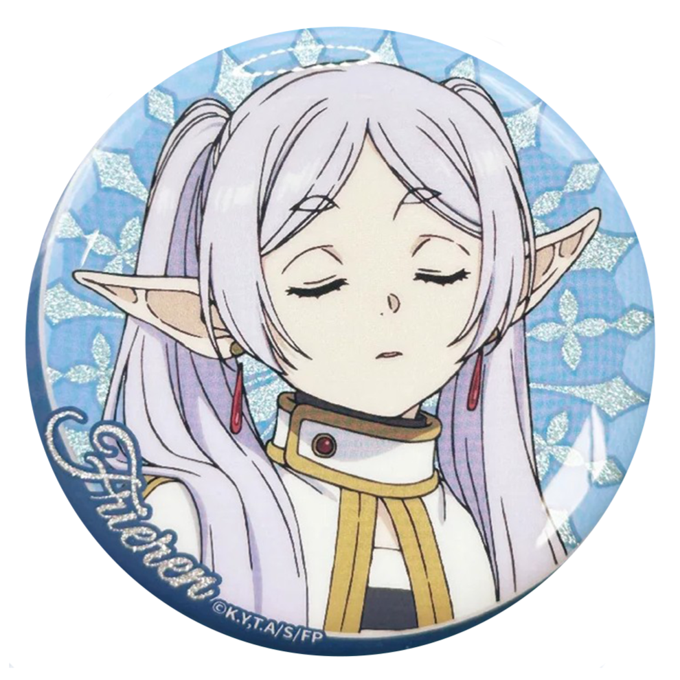 Frieren: Beyond Journey's End 75mm Double Flash 75mm Tin Badge - OMAMORI