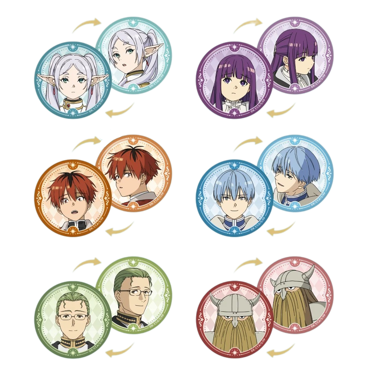Frieren: Beyond Journey's End 58mm Lenticular Badge Blind Box - NANMANSHE