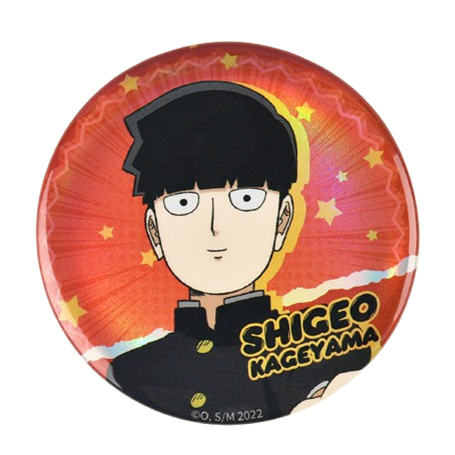 Mob Psycho 100 III 58mm Matte Laser Tin Badge - Boom Comic
