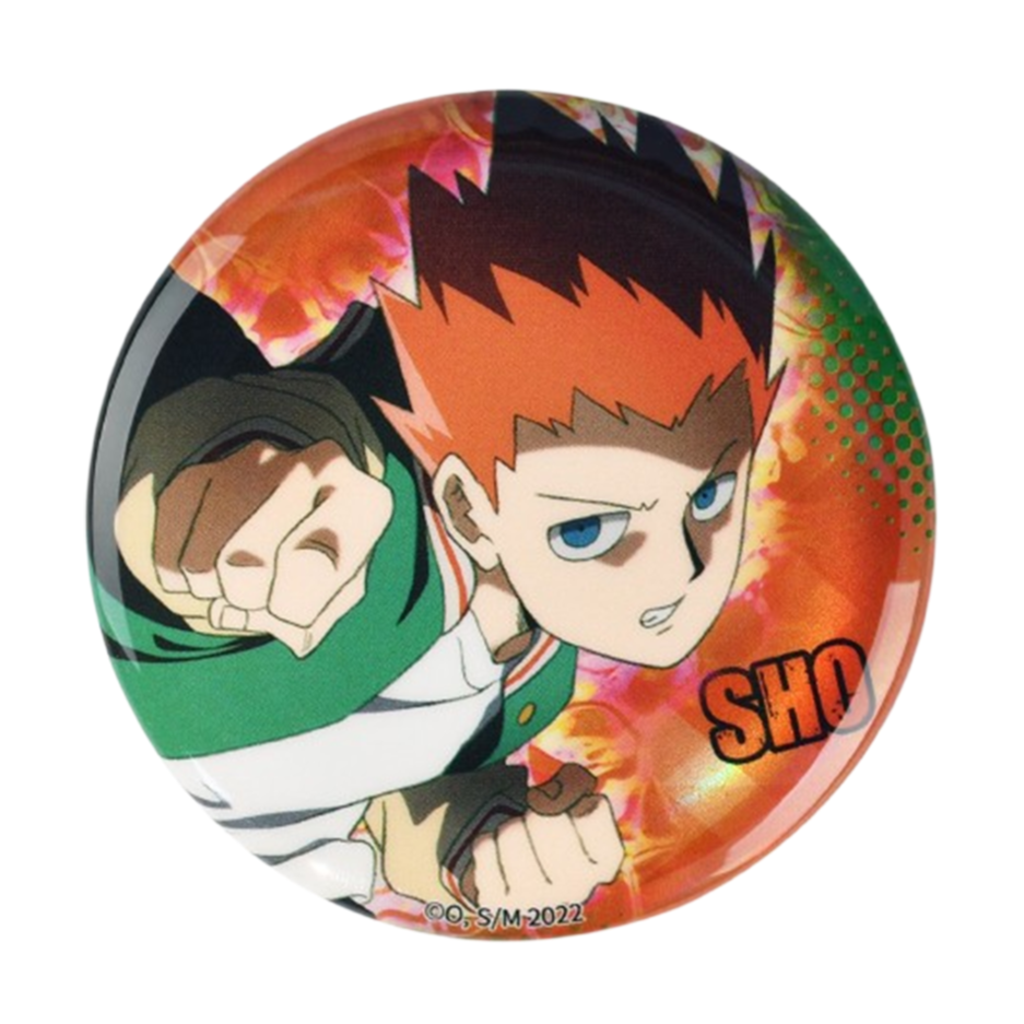 Mob Psycho 100 III 58mm Double Flash Battle Ver. Tin Badge - Boom Comic