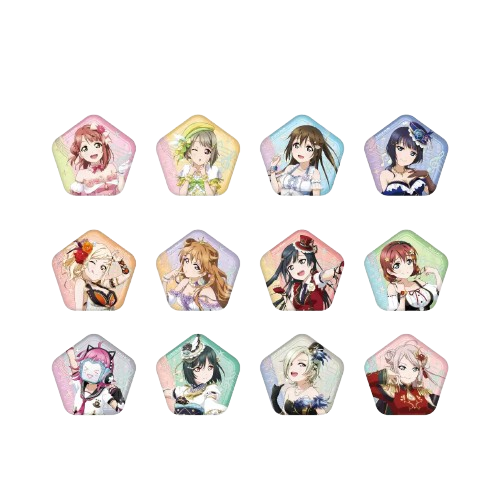 Love Live! Nijigasaki High School Idol Club 58*60mm Show Series Tin Badge Blind Box - NANMANSHE