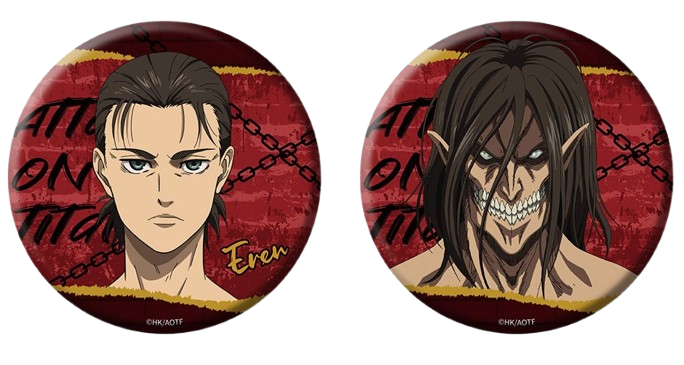 Attack on Titan Final Season 75mm Lenticular Badge - Boom Comic