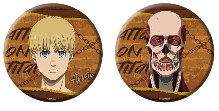 Attack on Titan Final Season 75mm Lenticular Badge - Boom Comic