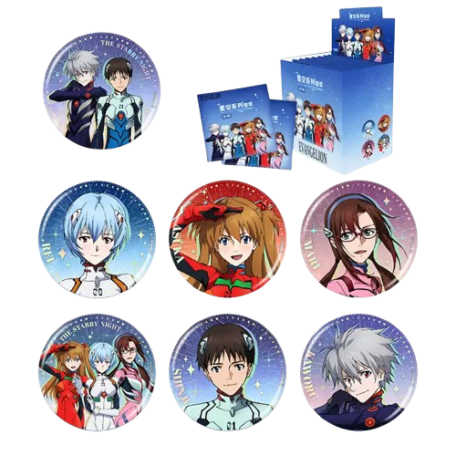 EVA “The Starry Night” Series 65mm Tin Badge Blind Box - TRENDIEPOP