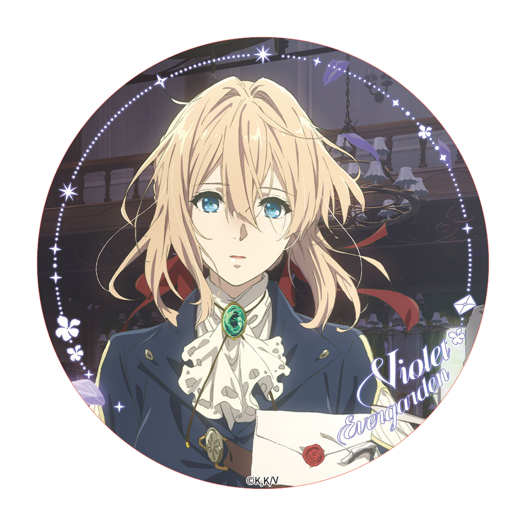 Violet Evergarden 75mm Violet Magnet Badge - Boom Comic