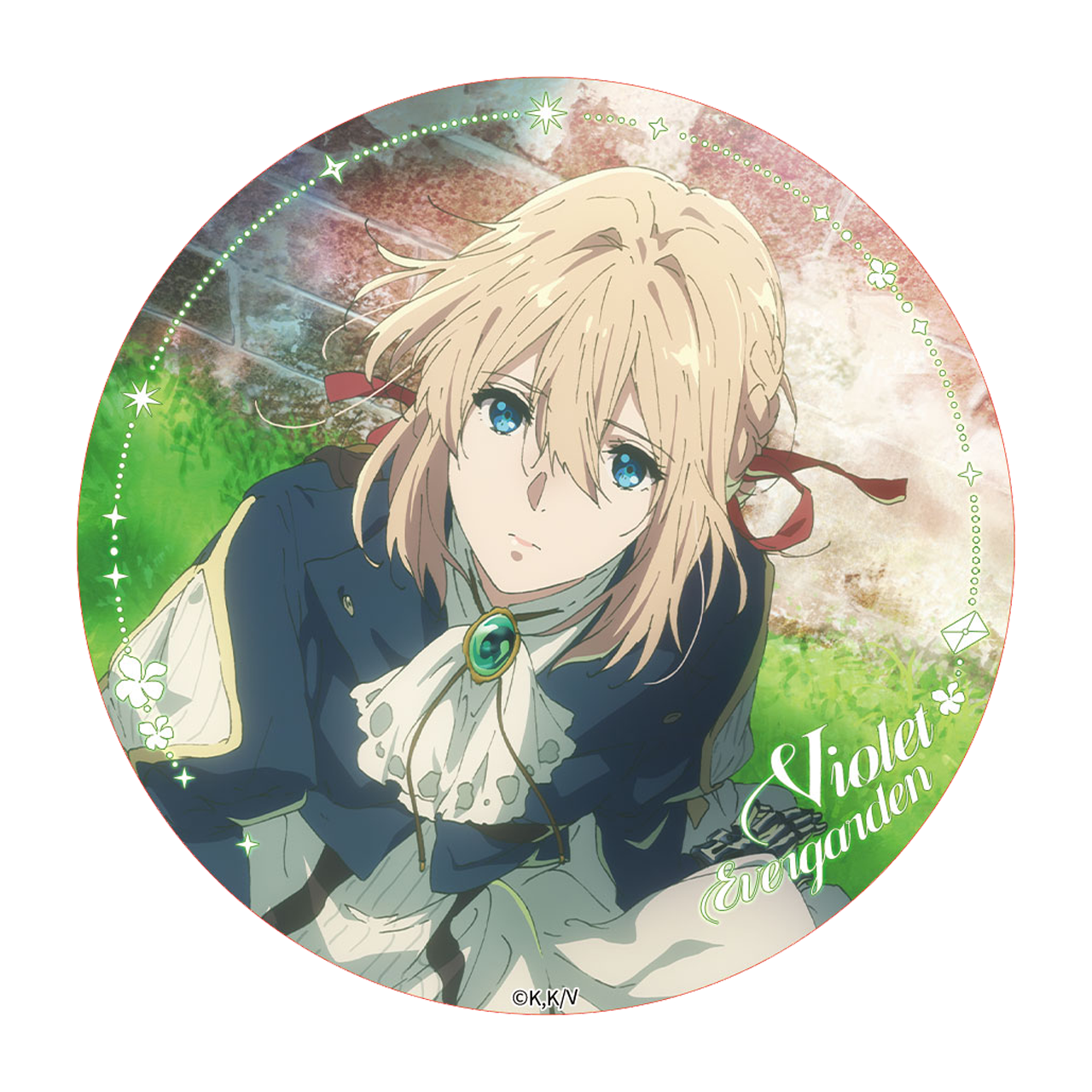 Violet Evergarden 75mm Violet Magnet Badge - Boom Comic