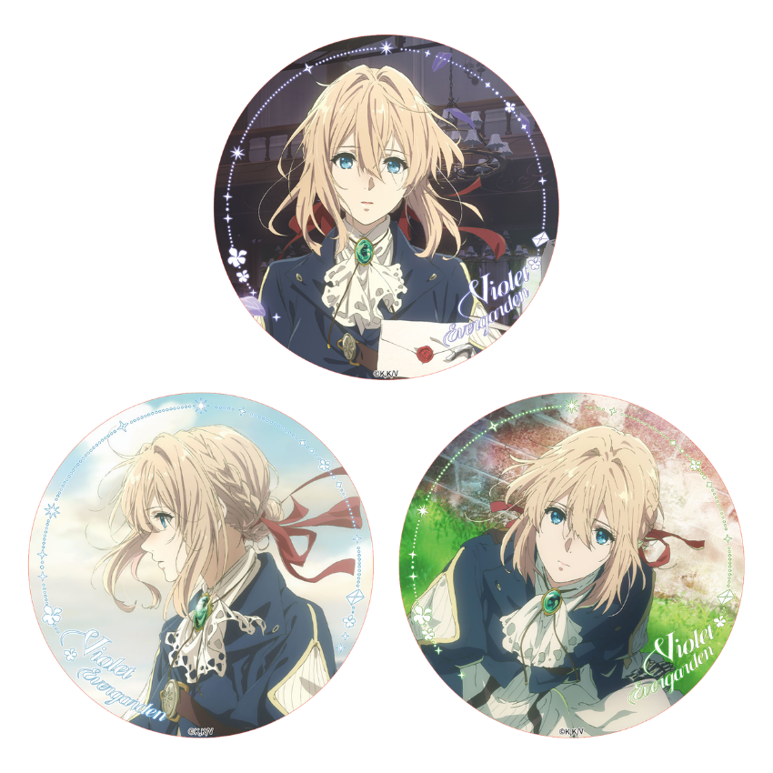 Violet Evergarden 75mm Violet Magnet Badge - Boom Comic