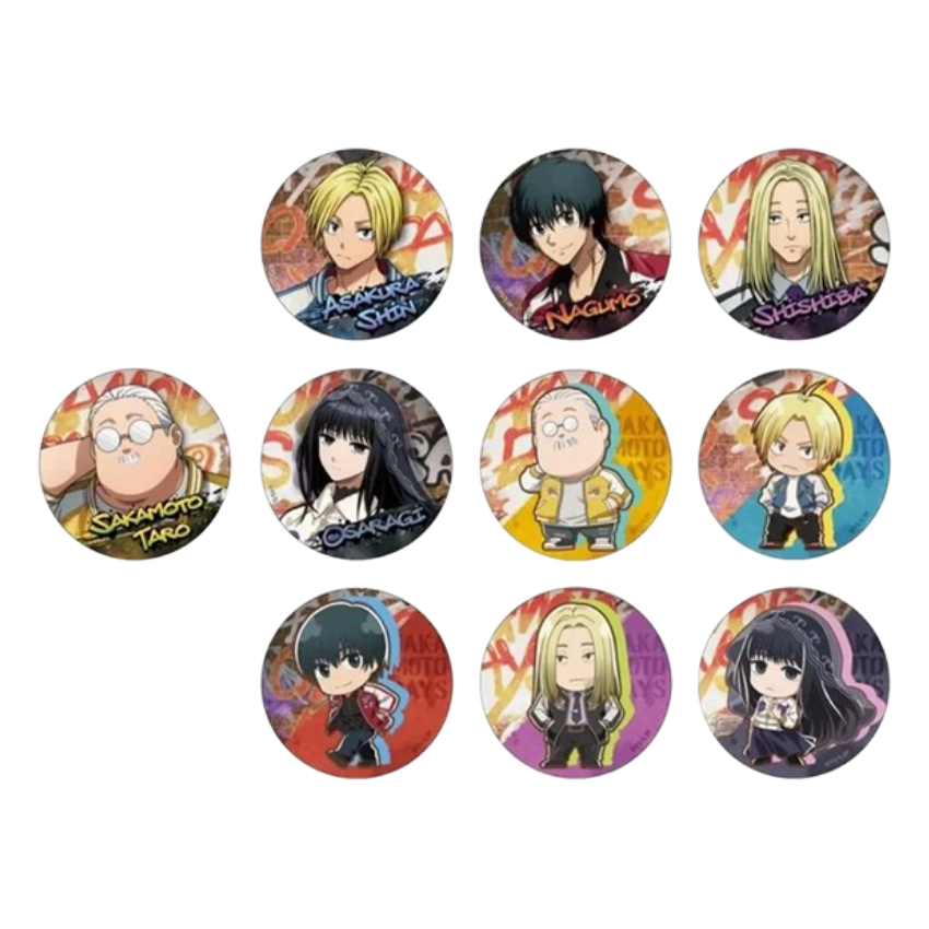 Sakamoto Days 56mm Tin Badge Blind Box - TMS