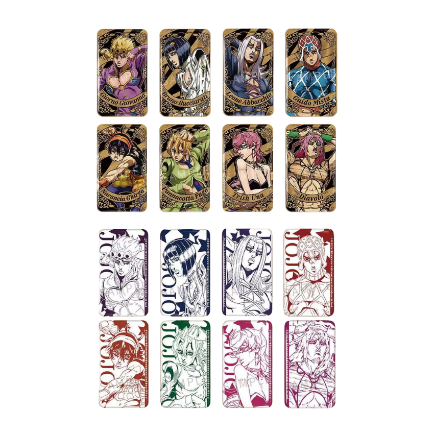 JoJo’s Bizarre Adventure Golden Wind 44*70mm Tin Badge Blind Box - Search Fun