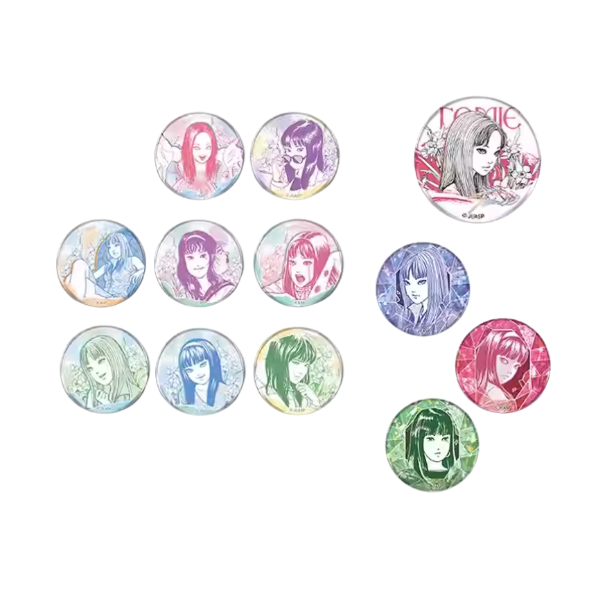 Junji Ito Maniac Tomie:Flower Series 65mm Tin Badge Blind Box - Baowushuo