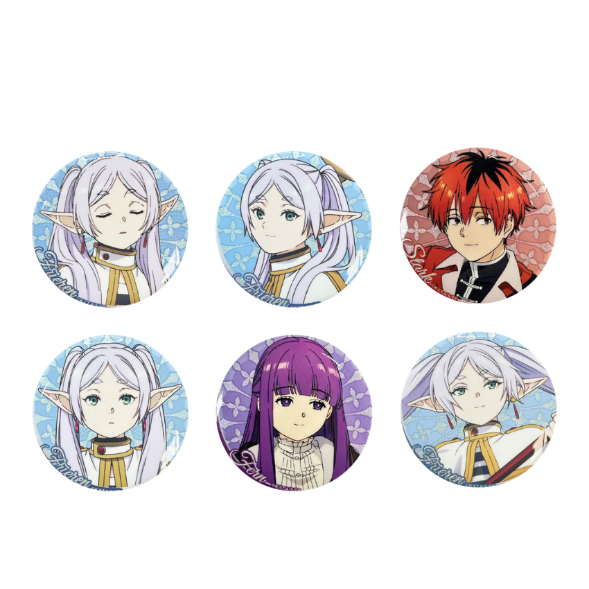 Frieren: Beyond Journey's End 75mm Double Flash 75mm Tin Badge - OMAMORI