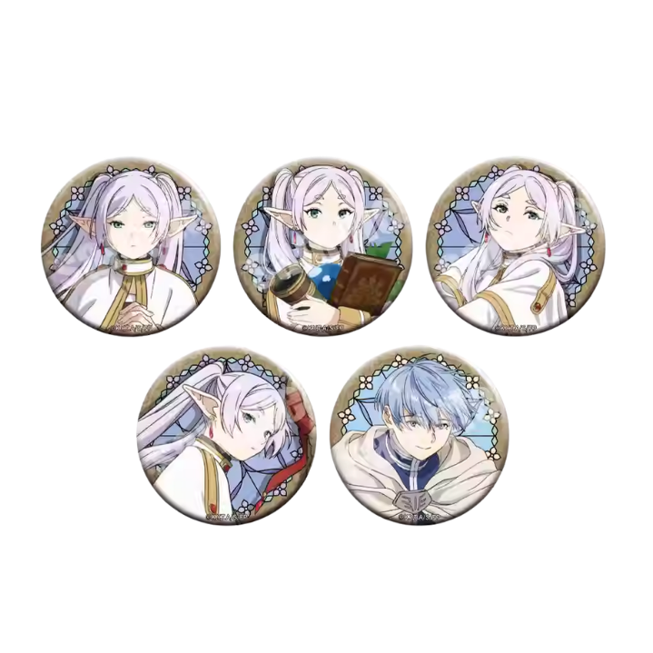 Frieren: Beyond Journey's End 58mm Double Flash Tin Badge Blind Box - OMAMORI