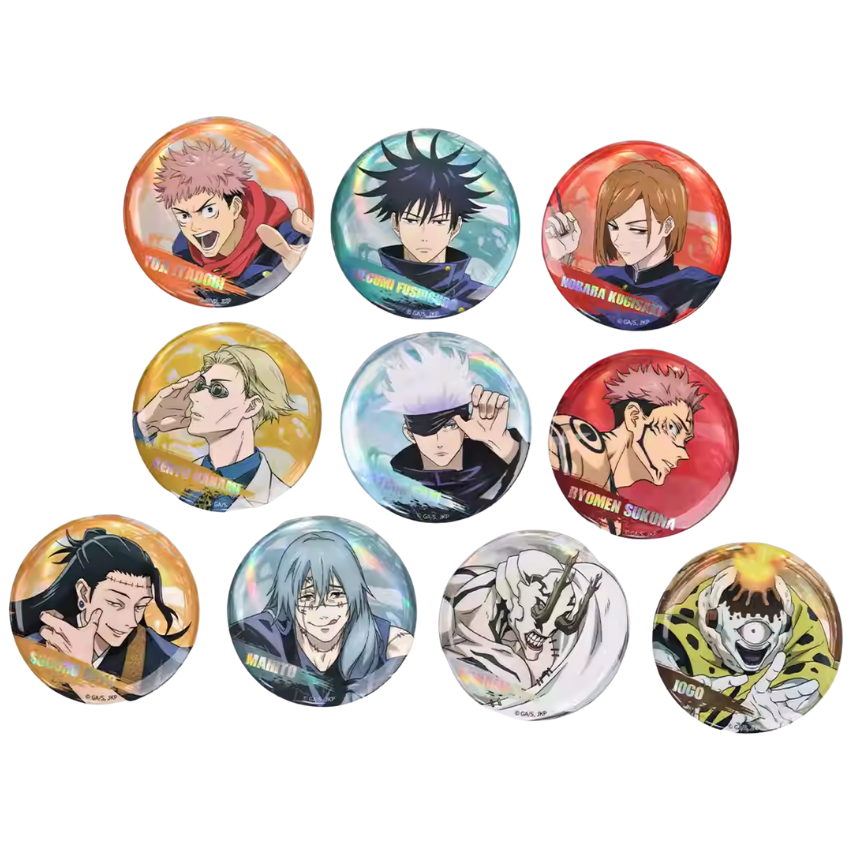 Jujutsu Kaisen 58mm Tin Badge Blind Box - Boom Comic