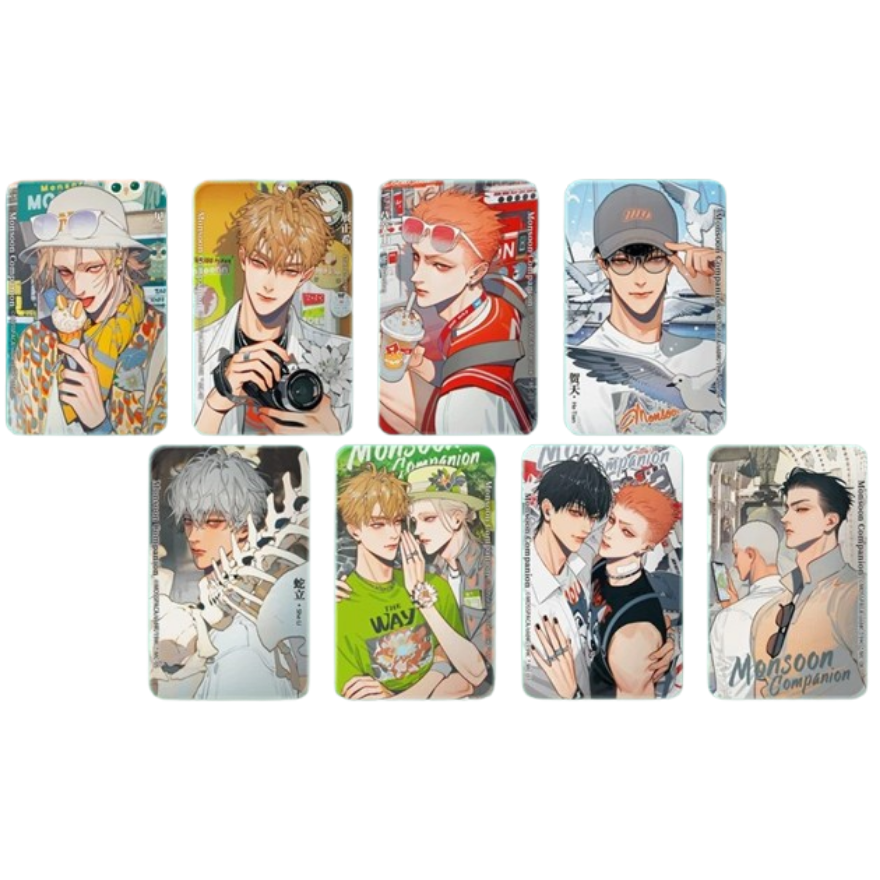 19 Days "Monsoon Companion" Series 54*86mm Rectangular Tin Badge Blind Box - MOSSPACA