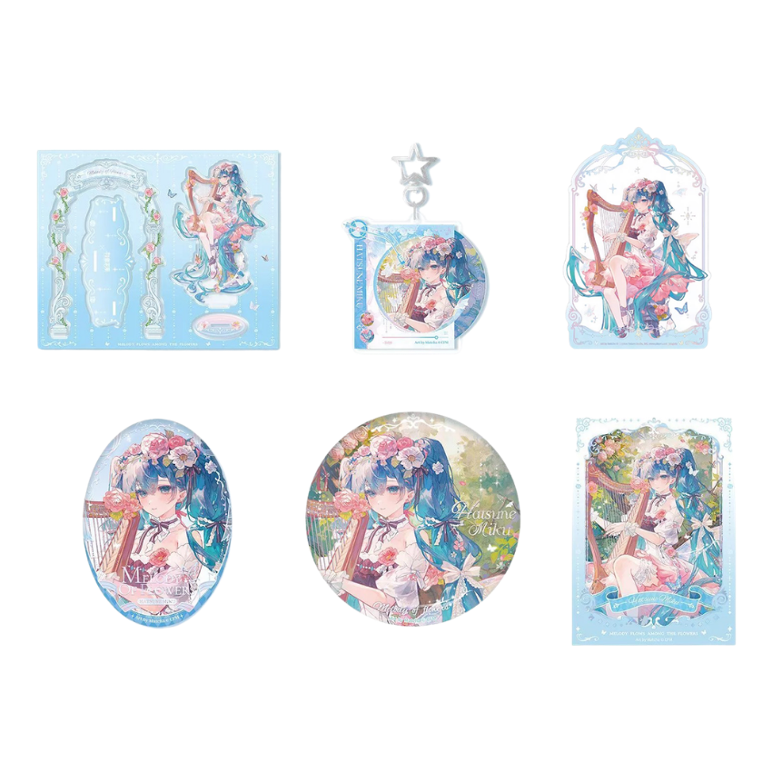 Hatsune Miku “Floral Melody” Series Merchandise - LOFTERGOODS