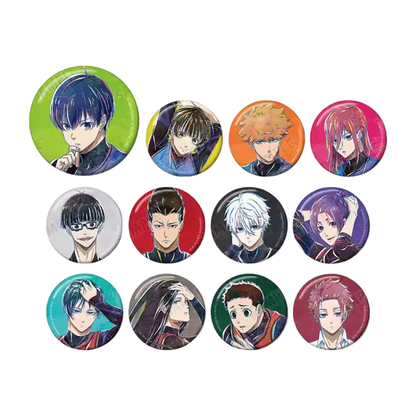 Blue Lock 56mm Ani-Art Tin Badge Blind Box - AMNIBUS