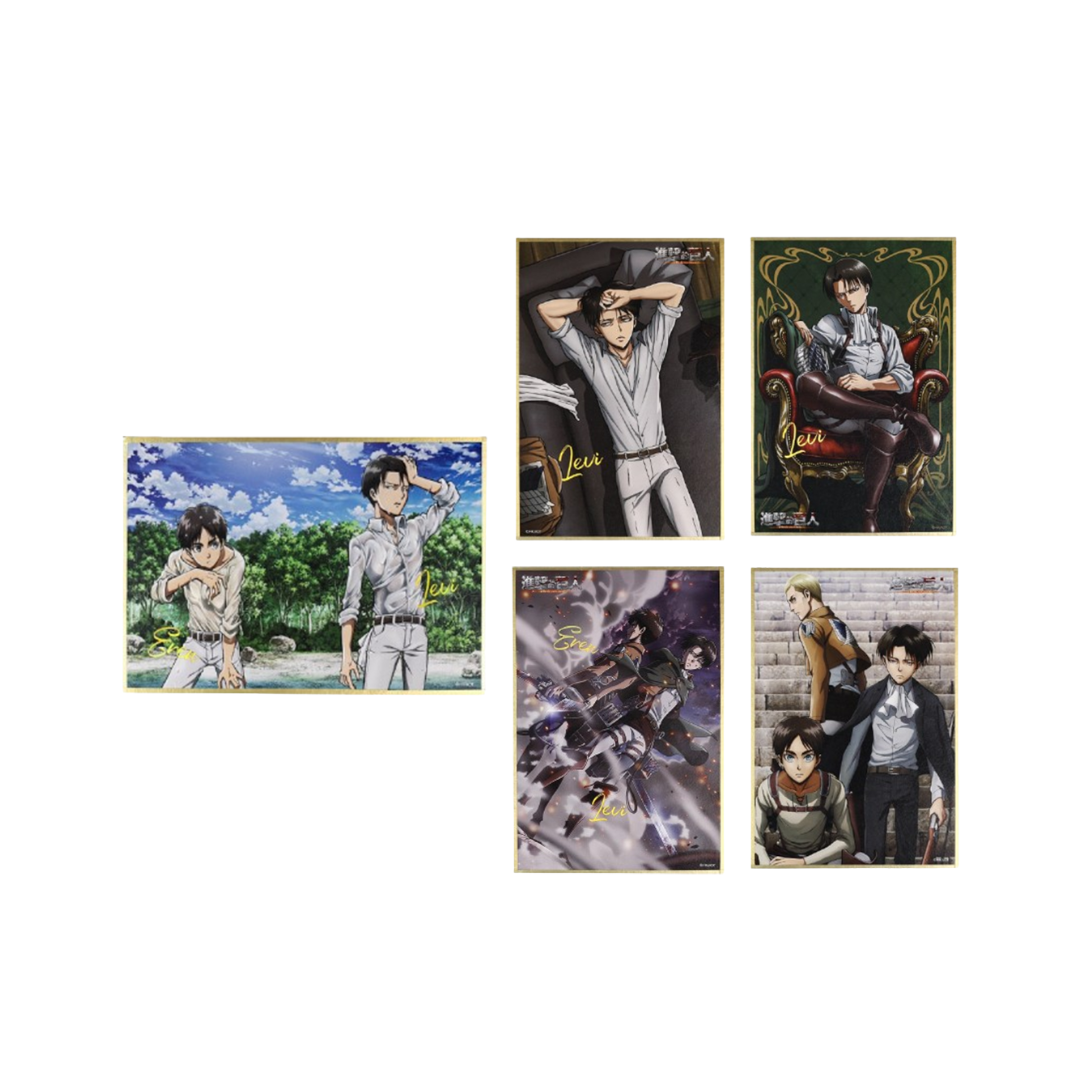 Attack on Titan S1 12*18cm Gold-Edge Colored Paper - Boom Comic