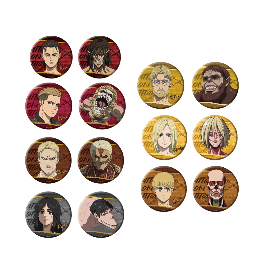 Attack on Titan Final Season 75mm Lenticular Badge - Boom Comic