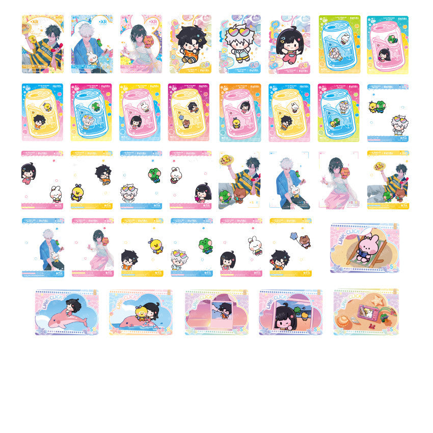 Link Click × LINE FRIENDS minimini Collectible Card Blind Box - CardFun