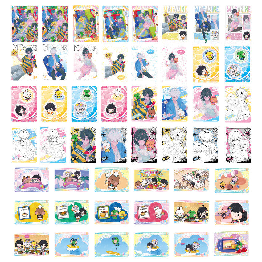 Link Click × LINE FRIENDS minimini Collectible Card Blind Box - CardFun