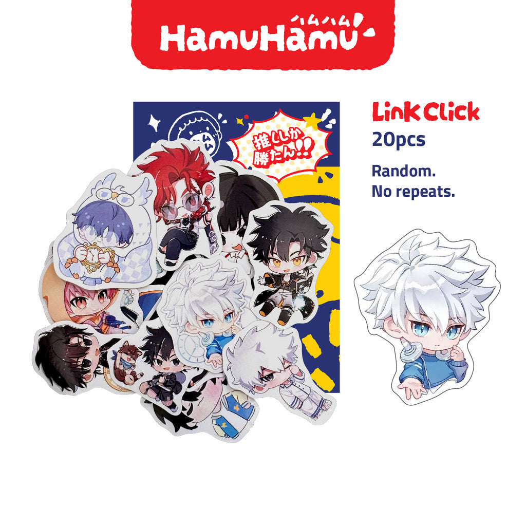 HamuHamu Anime/Game Aesthetic Sticker Pack (20 Pieces No Repeats)