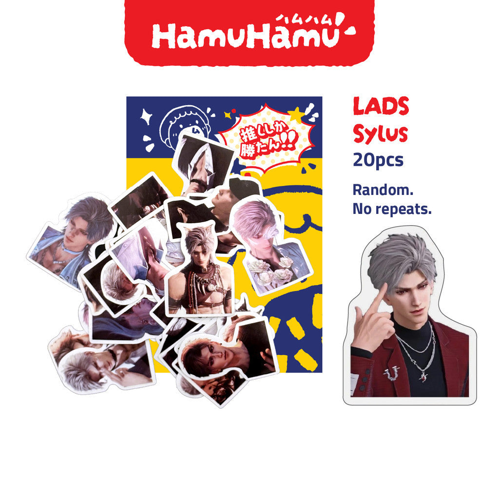 HamuHamu Anime/Game Aesthetic Sticker Pack (20 Pieces No Repeats)